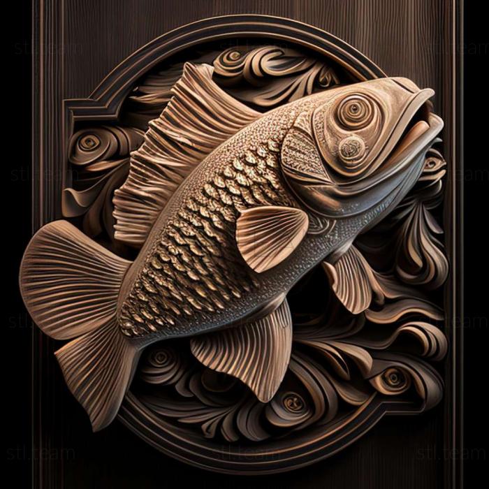 3D model Kallicht fish (STL)